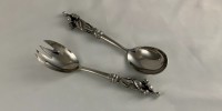 GUM LEAF AND GUMNUT SALAD SERVERS 